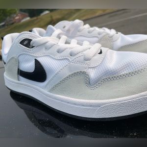 White Nikesb Alleyoop